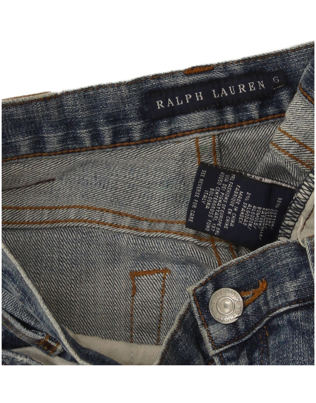 Женские джинсы Bootcut Ralph Lauren, США 6, средние, W30, L30, синие, хлопок