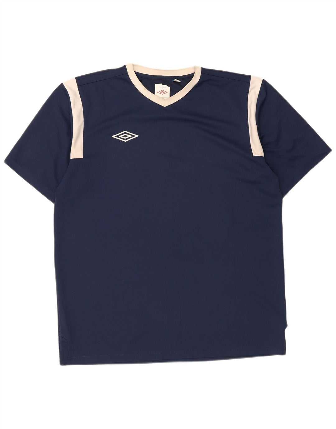 Мужская футболка Umbro Top Medium Темно-синяя с цветными блоками