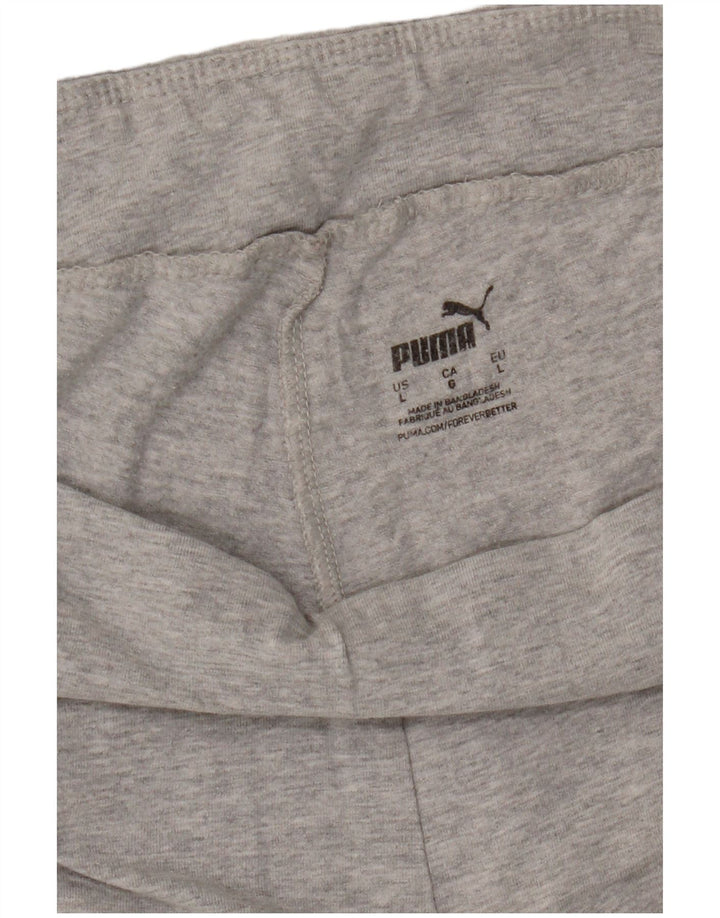 Женские леггинсы с рисунком Puma UK 14, большие серые в крапинку