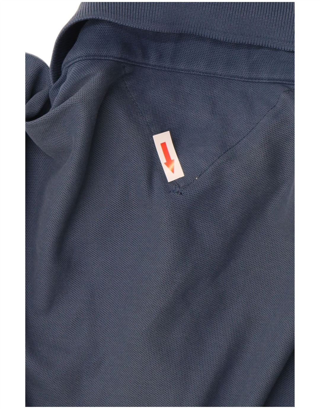 TOMMY HILFIGER Мужская рубашка-поло приталенного кроя, большая синяя хлопковая ткань