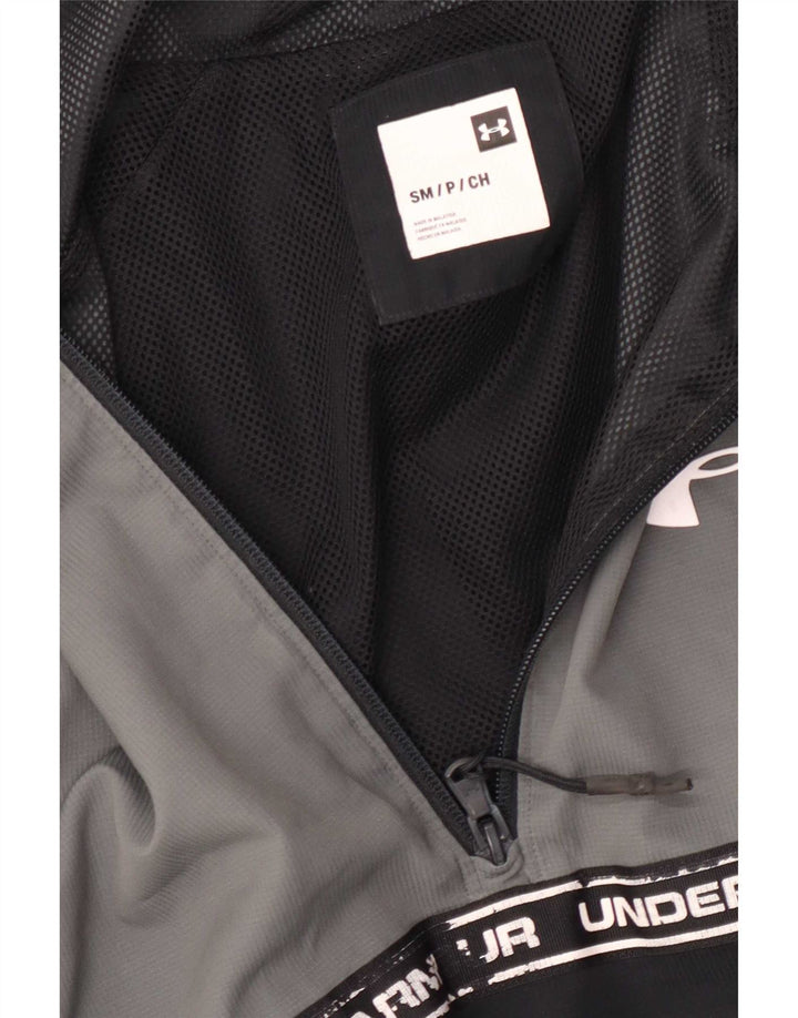 Мужская спортивная куртка с графическим рисунком Under Armour UK 36, маленькая черная
