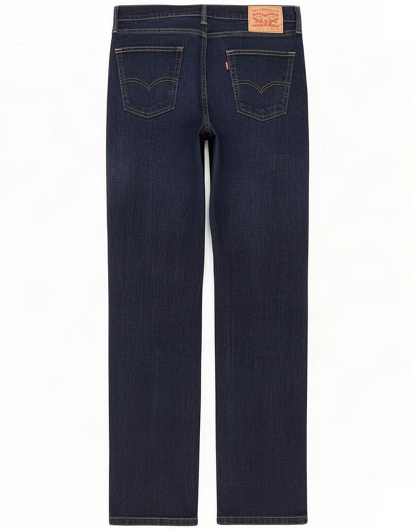 Мужские прямые джинсы Levi's 514 W33 L34 Темно-синий хлопок
