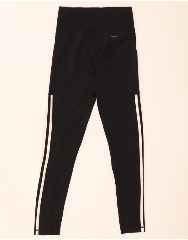 Женские леггинсы Adidas Climalite UK 4/6 XS, черный полиэстер