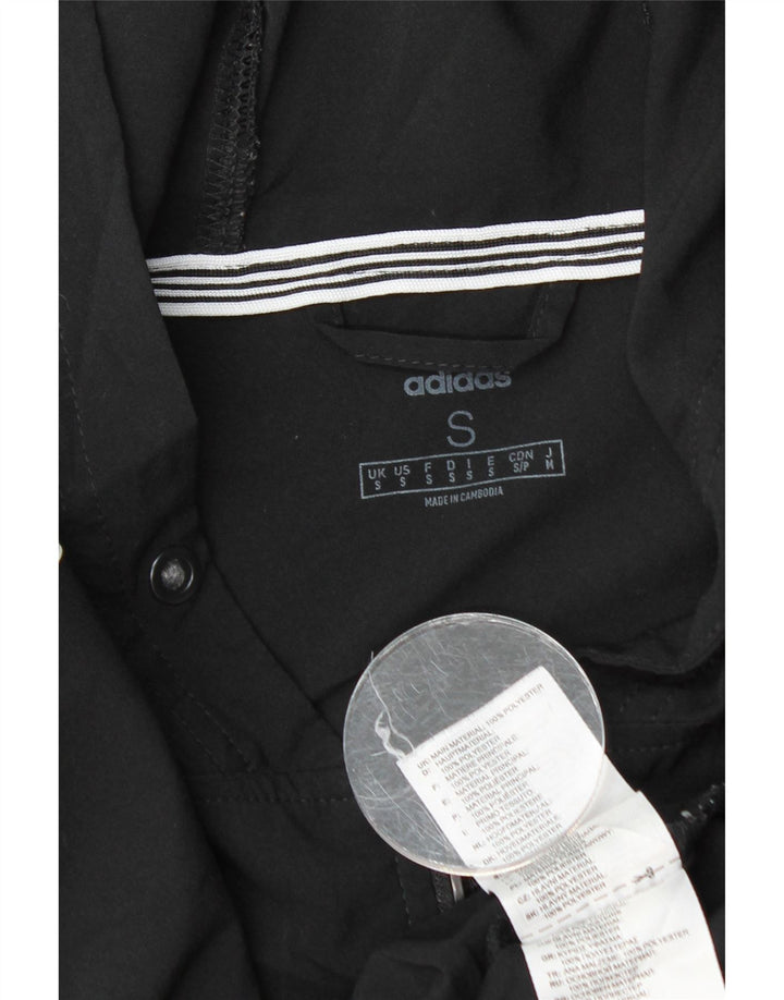 Мужской спортивный костюм ADIDAS с капюшоном, верхняя куртка, маленький черный полиэстер