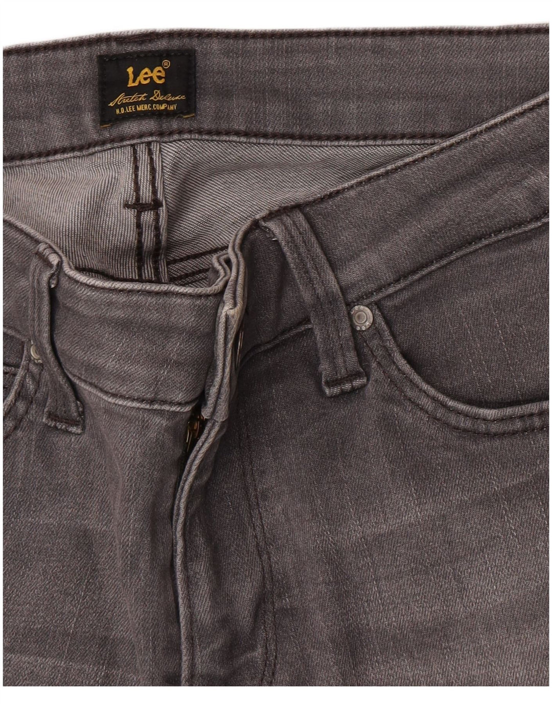 Женские джинсы скинни Lee W26 L28 Серые