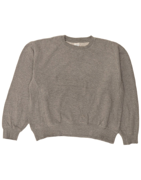 Женский свитер RUSSELL ATHLETIC UK 16, большой серый в крапинку