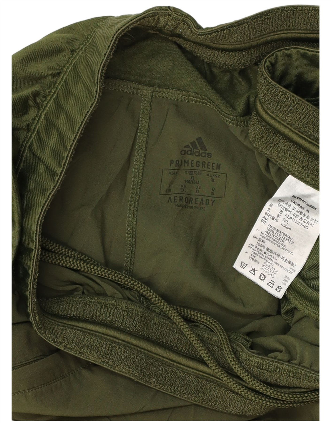 Мужские спортивные шорты ADIDAS Aeroready XL, зеленый полиэстер