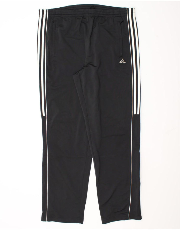 Мужские спортивные брюки Adidas XL черные из полиэстера