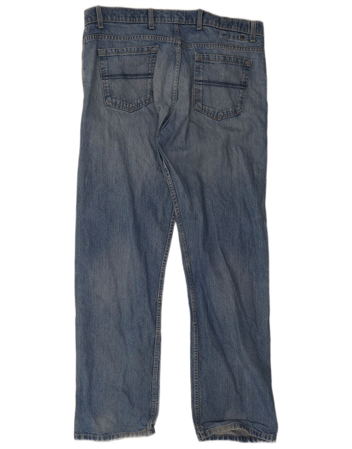 Мужские прямые джинсы Marks & Spencer Blue Harbour W38 L33, синий хлопок