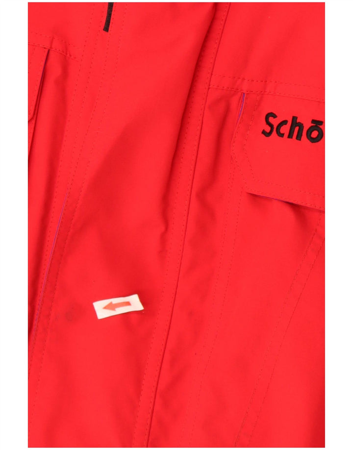 Schoffel Мужская куртка-дождевик с капюшоном EU 50, большая красная
