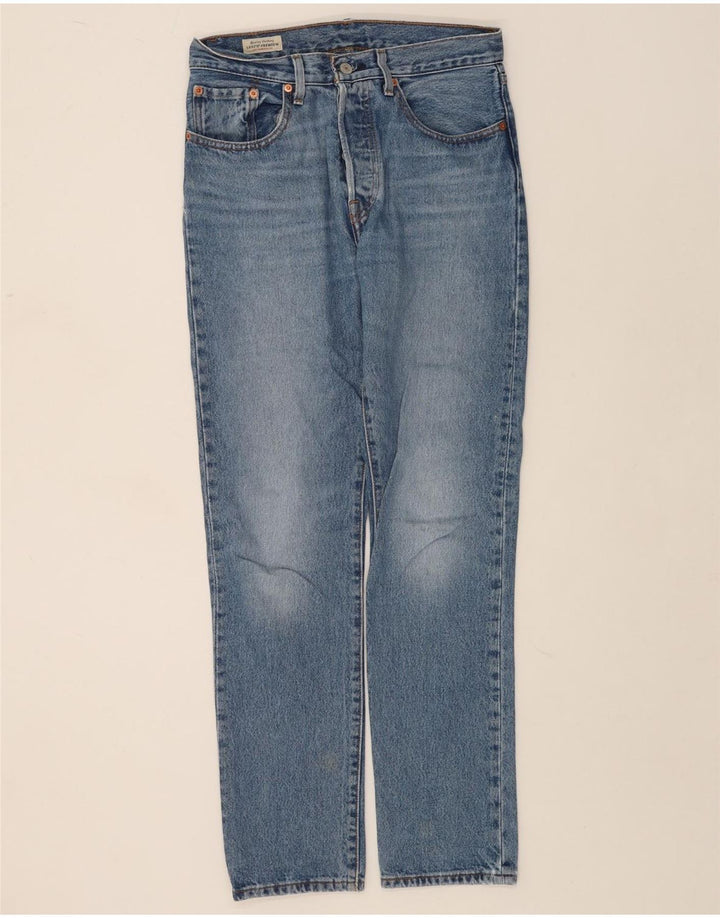 Женские прямые джинсы Levi's 501 W26 L30 синие, хлопок