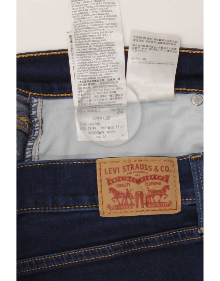 Женские укороченные джинсы Levi's 315 W29 L25 Темно-синие, хлопок