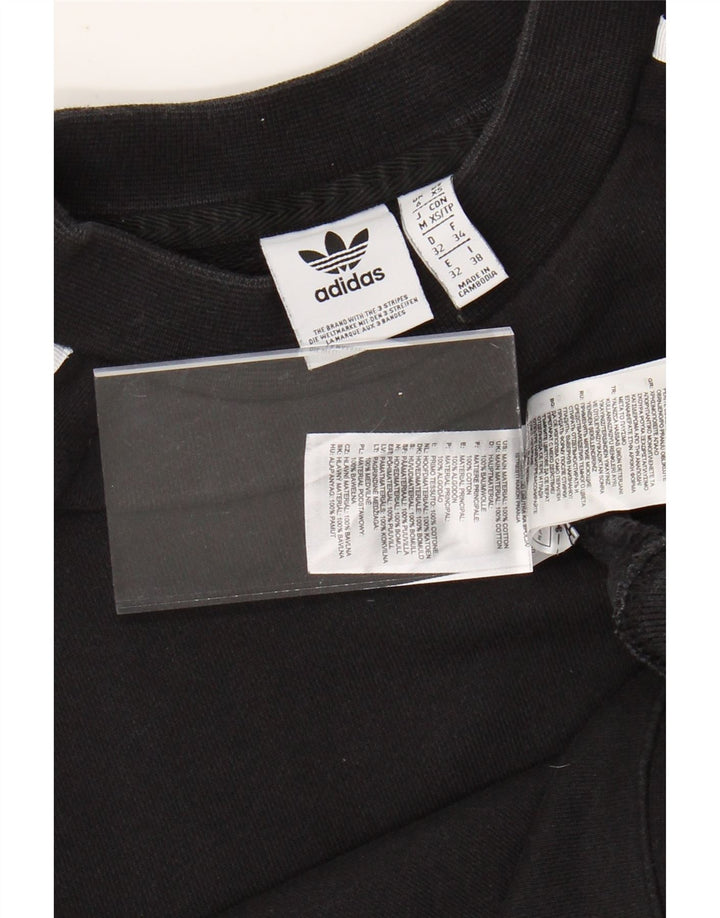 Женский свитер ADIDAS UK 6 XS, черный хлопок