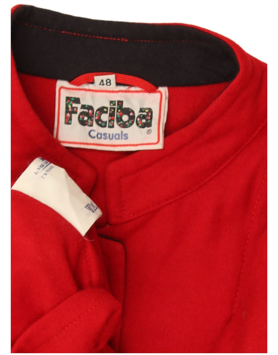 Faciba Женский бомбер оверсайз IT 48 XL Красная шерсть