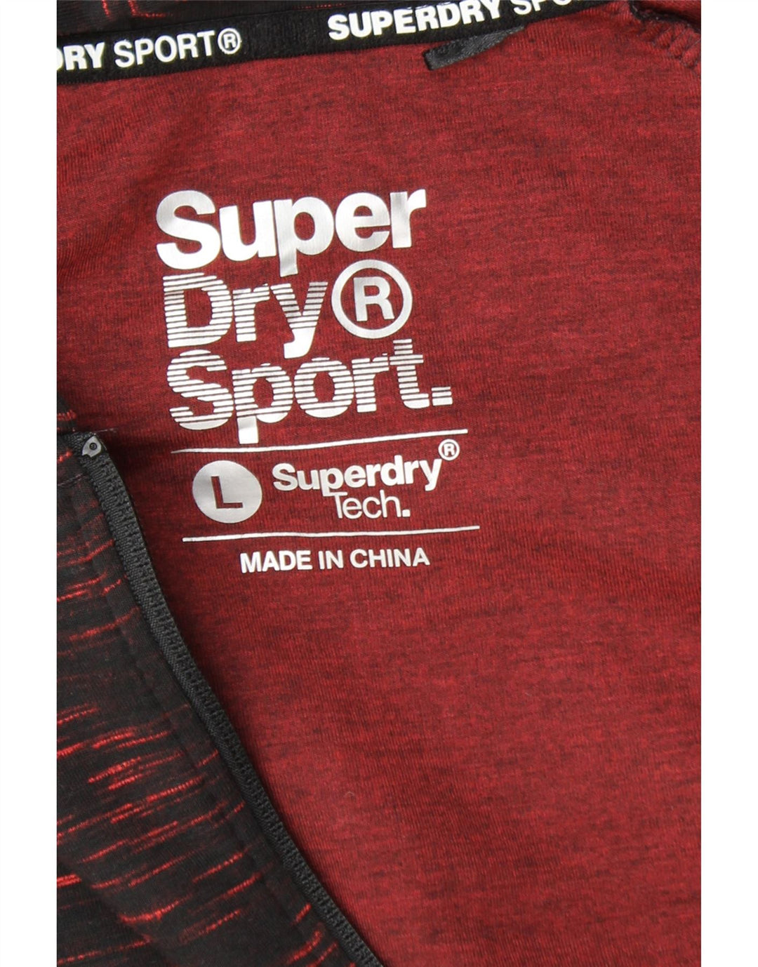 SUPERDRY Женский свитер с капюшоном на молнии UK 16, большой черный в крапинку