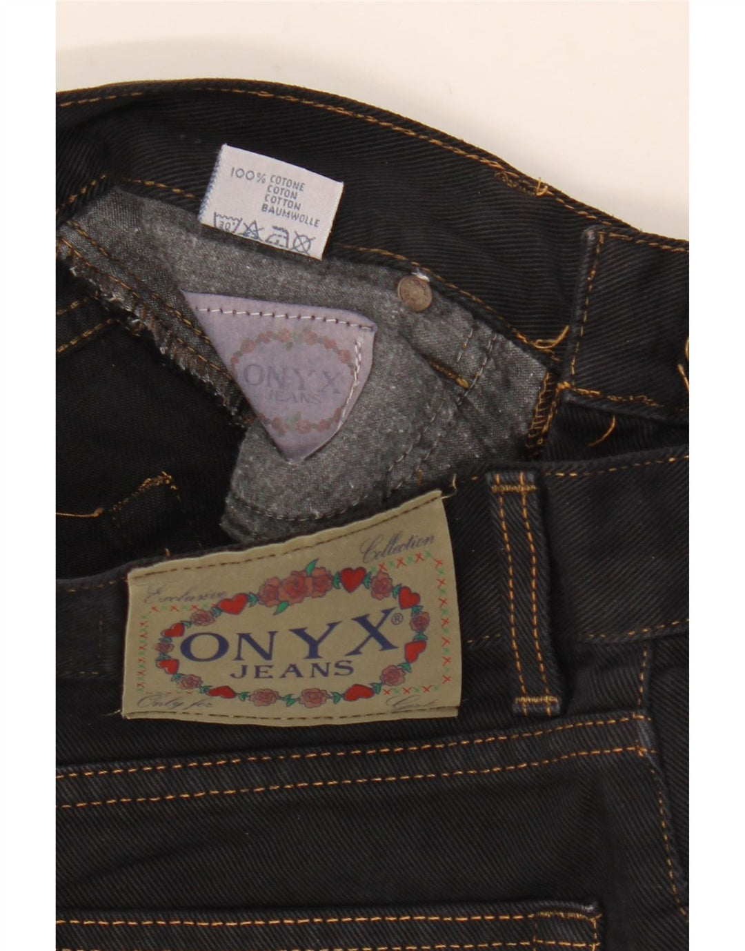 Женские зауженные джинсы ONYX W29 L28, черный хлопок