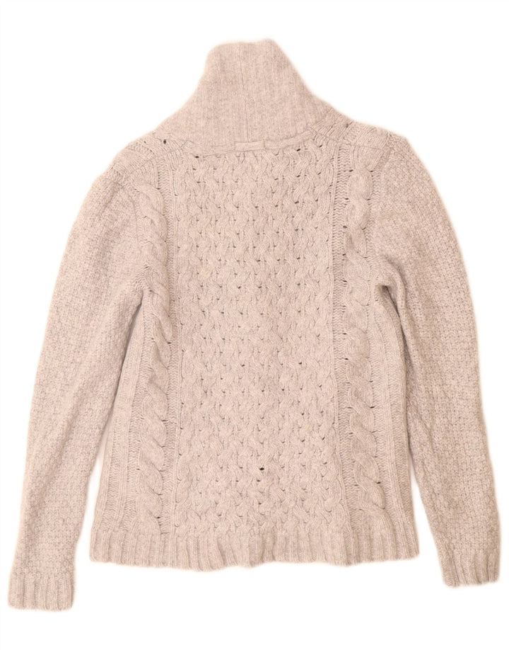 Мужской кардиган Woolrich, средний серый шерстяной свитер