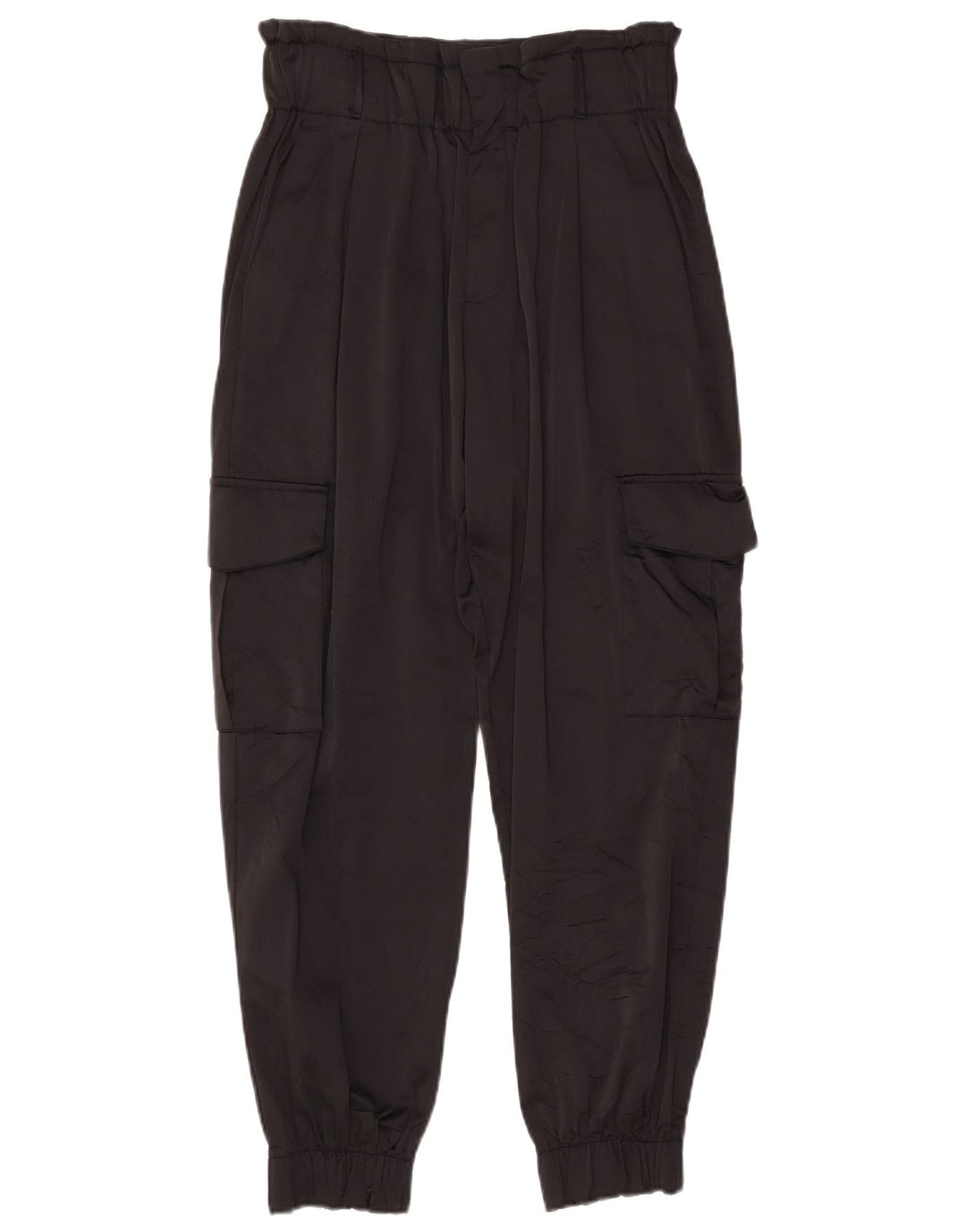 Брюки-карго женские джоггеры Zara Medium W28 L26, черные