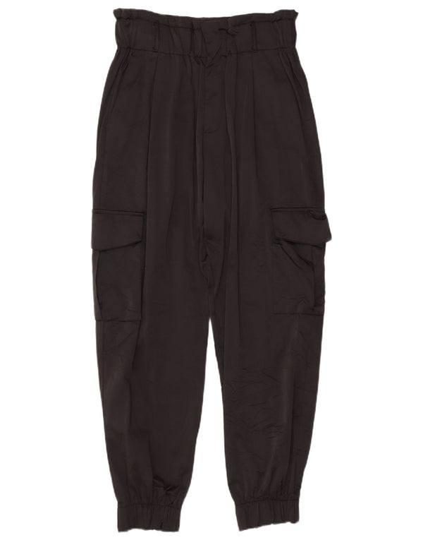 Брюки-карго женские джоггеры Zara Medium W28 L26, черные