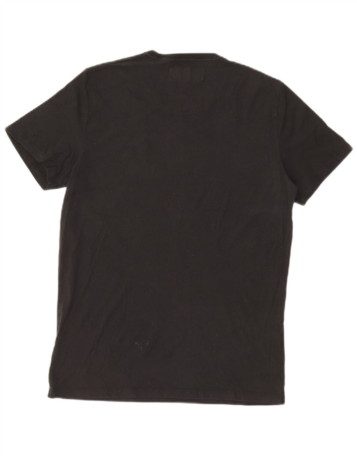 ABERCROMBIE & FITCH Mens T-Shirt Top Medium Black Cotton