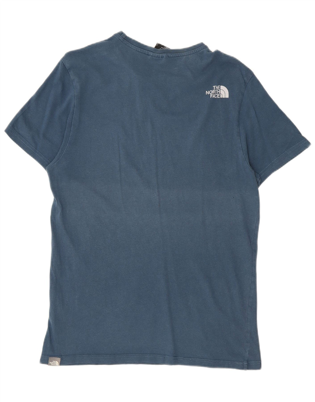 Мужская футболка The North Face, маленький синий хлопок