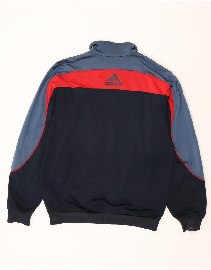 Мужской спортивный костюм Adidas с графическим рисунком, верхняя куртка, большой черный полиэстер с цветными блоками