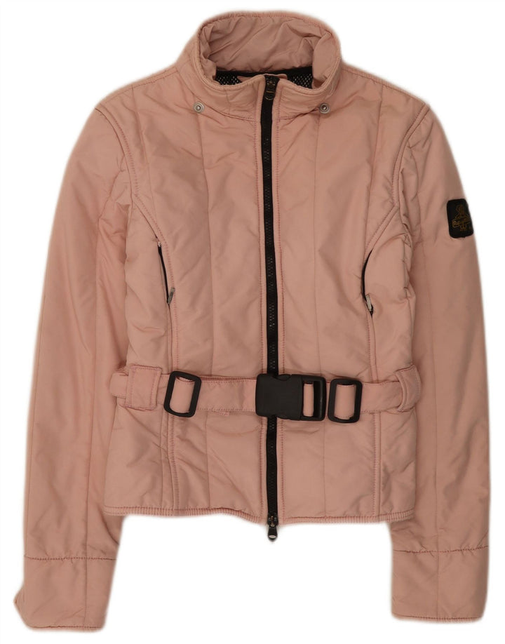 Женская стеганая куртка Refrigiwear UK 16, большой розовый нейлон