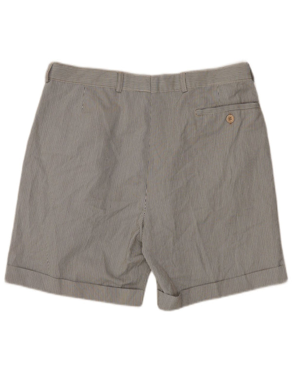 Мужские шорты чинос VINTAGE с завязками IT 52 XL W34 Разноцветные в тонкую полоску