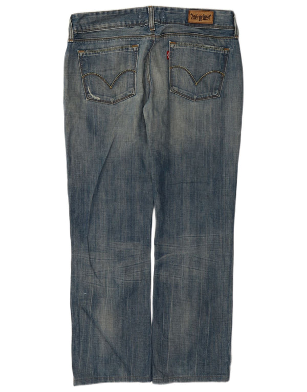 Женские прямые джинсы Levi's 570 W32 L28, синий хлопок