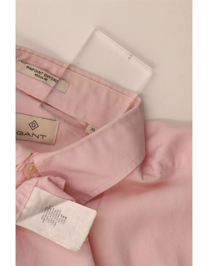 Мужская рубашка стандартного кроя GANT XL, розовая, хлопок