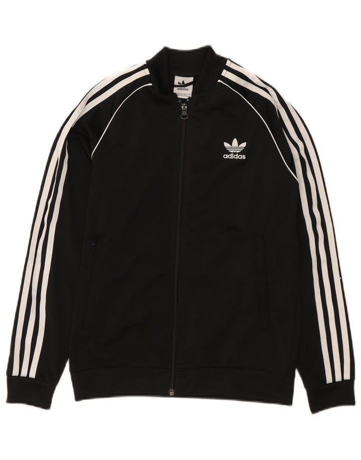 Спортивный костюм Adidas для мальчиков 11-12 лет, черный полиэстер