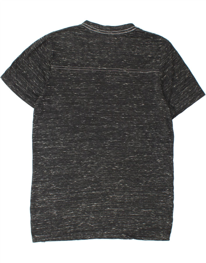 HURLEY Mens Premium Fit Graphic T-Shirt Top Small Black Flecked Polyester Vintage Hurley and Second-Hand Hurley from Messina Hembry 