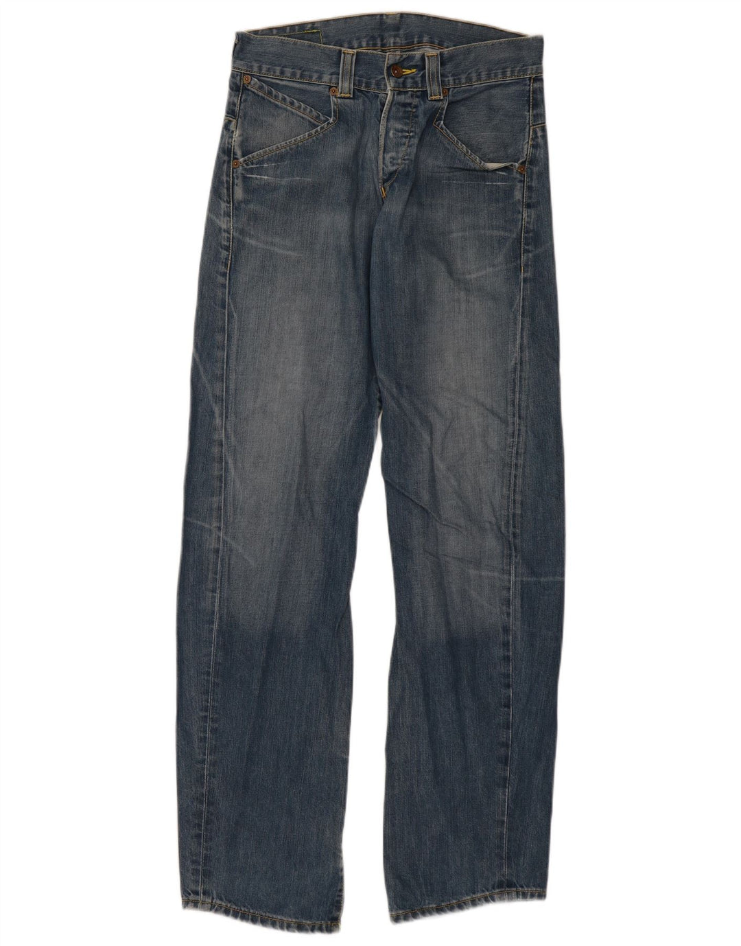 Мужские прямые джинсы LEVI'S 501 W29 L34 синие, хлопок