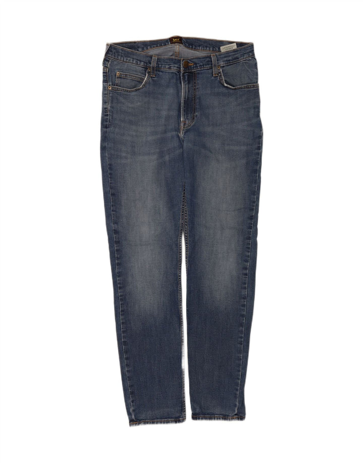 Мужские джинсы Lee Rider Slim W33 L32, синий хлопок