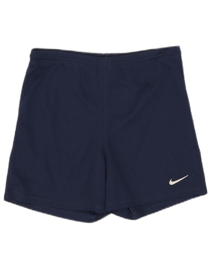 Спортивные шорты Nike для мальчиков 12–13 лет, большие темно-синие, полиэстер