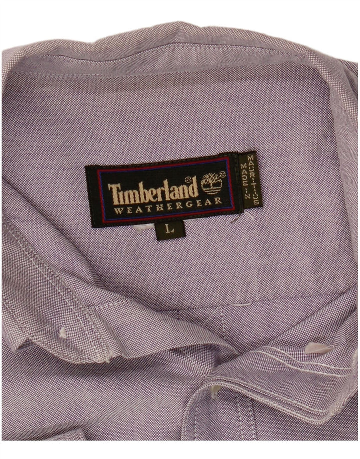 Мужская рубашка Weathergear Timberland, большая фиолетовая