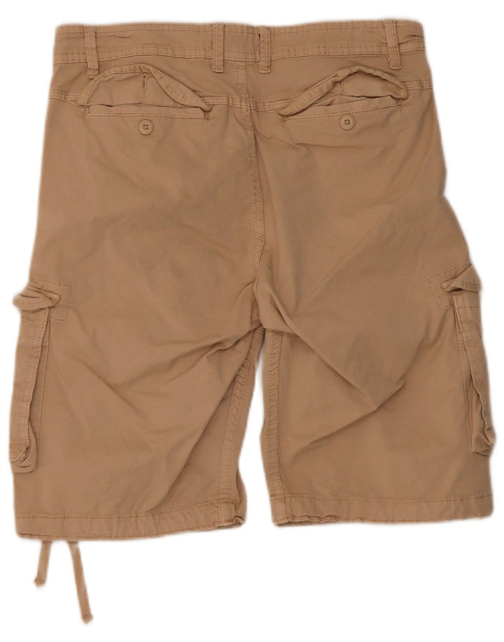 Мужские шорты карго Jack & Jones, маленькие, бежевые, хлопок, W30