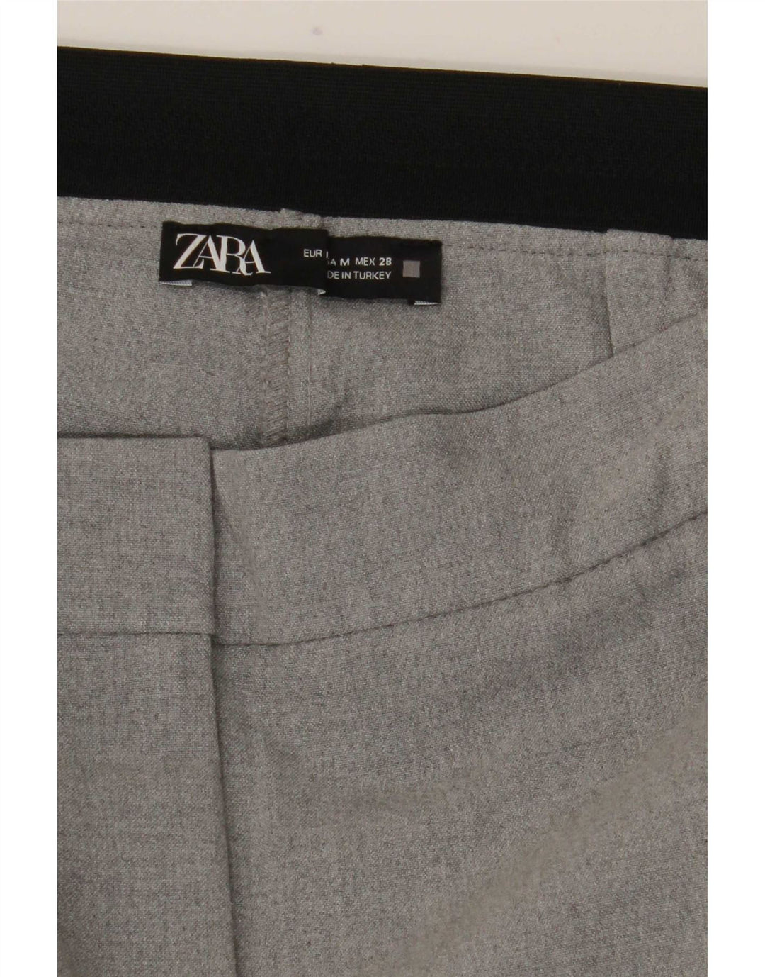 Женские узкие брюки чинос Zara Medium W28 L27 Серые