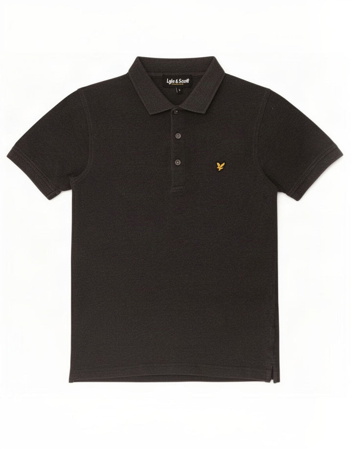 Мужская рубашка-поло Lyle & Scott, маленькая серая, хлопок
