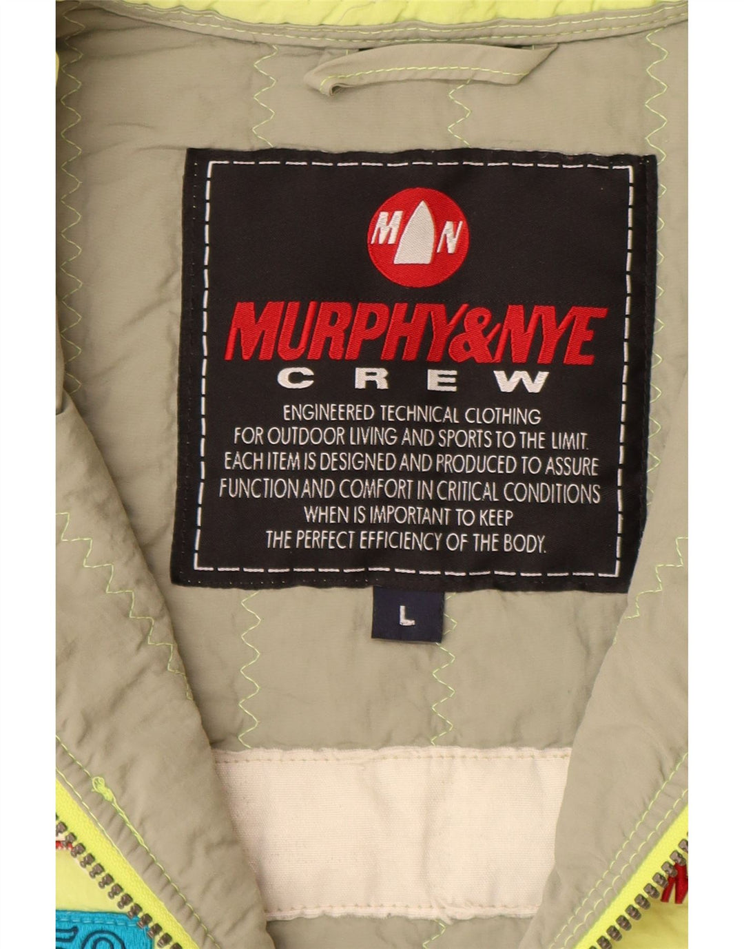 Мужской утепленный жилет с рисунком Murphy & Nye UK 40, большой желтый из полиамида