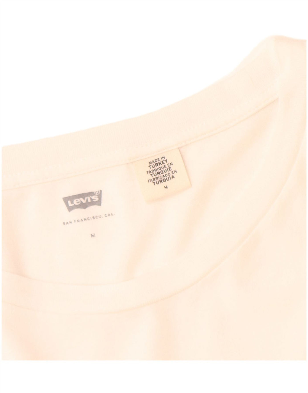 Женская футболка с рисунком Levi's Top UK 14, средний белый