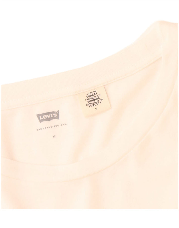 Женская футболка с рисунком Levi's Top UK 14, средний белый