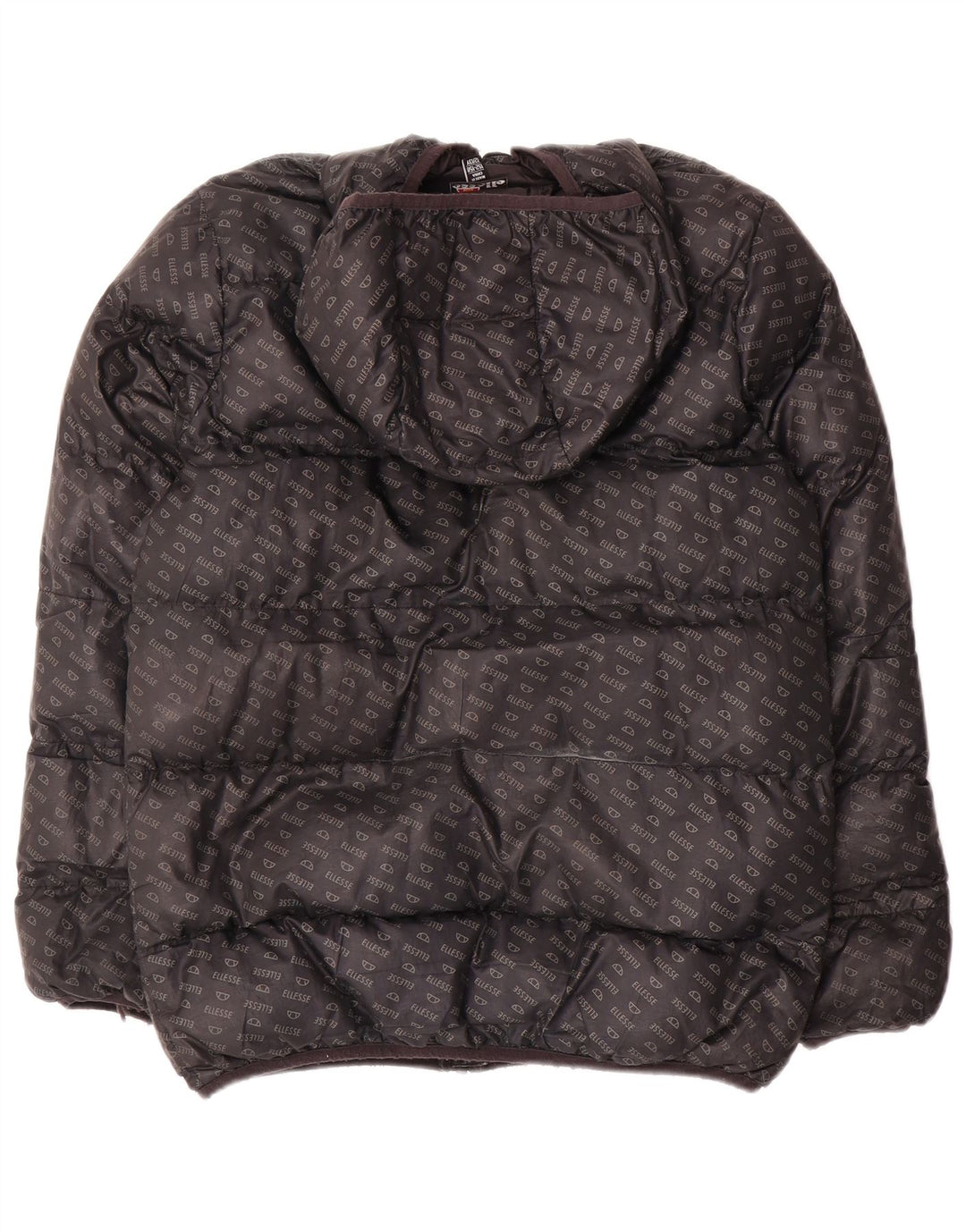 ELLESSE Утепленная куртка с капюшоном и графическим рисунком для мальчиков 12–13 лет, черный полиэстер
