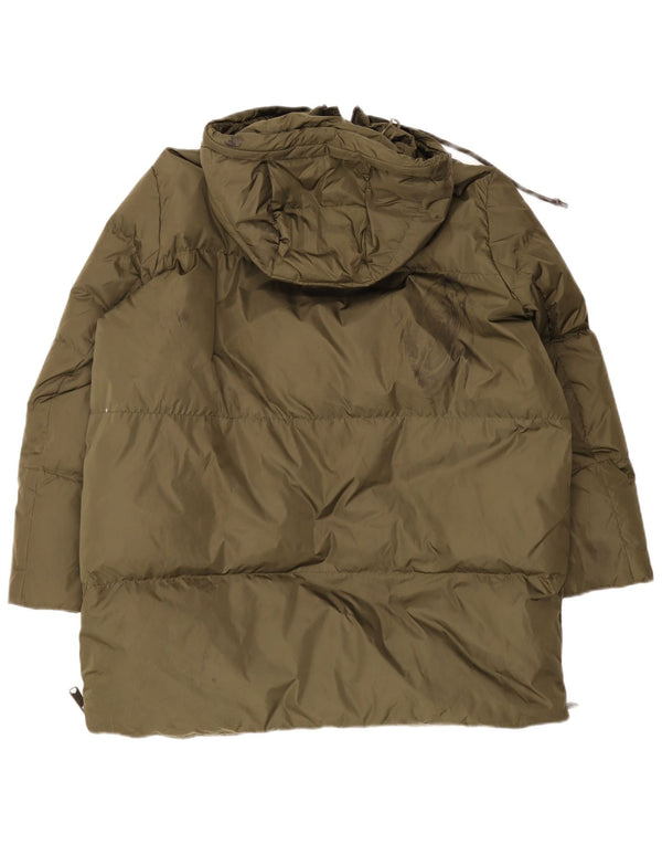 Мужская стеганая куртка свободного кроя Zara UK 36, маленькая, хаки, классическая