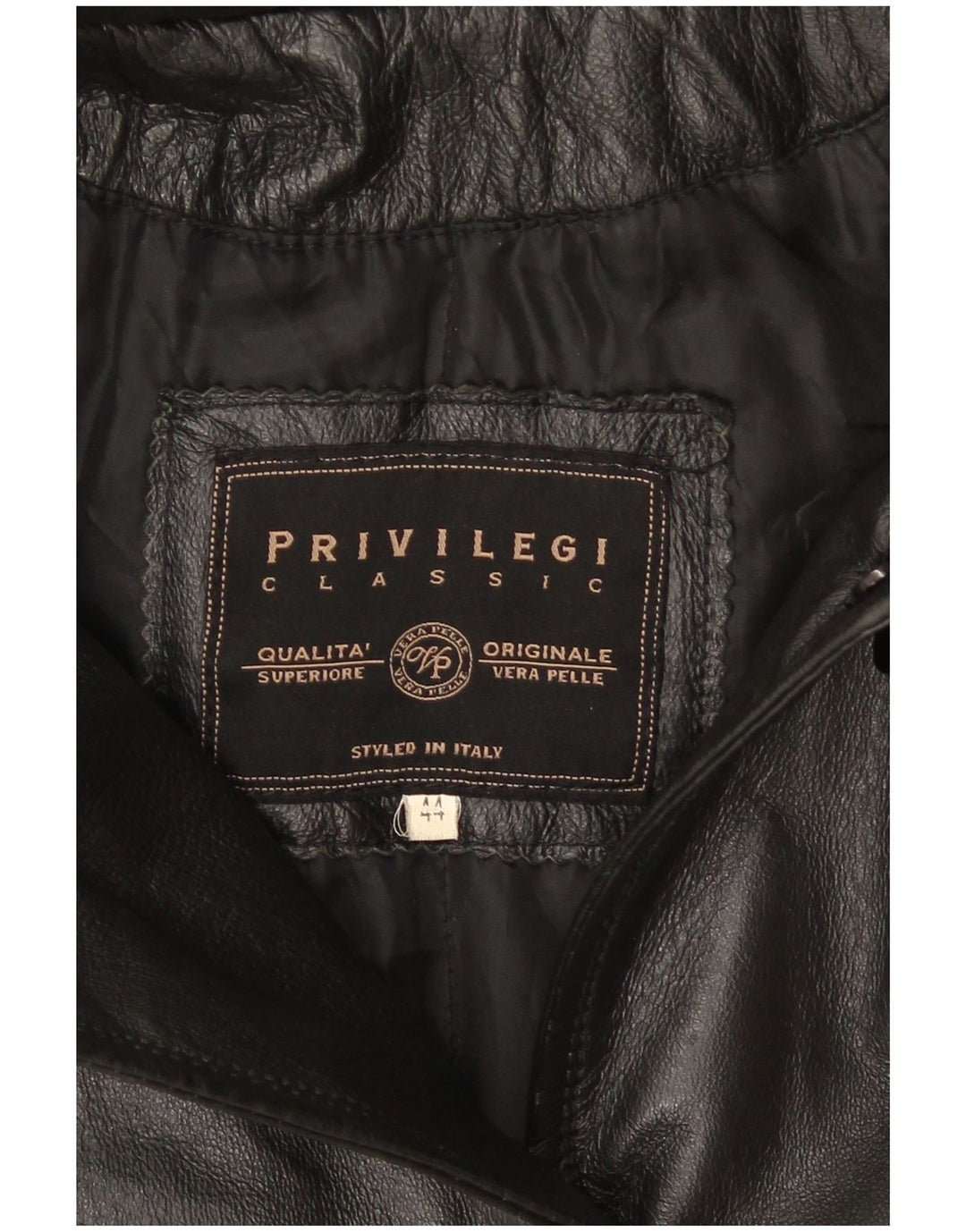 Privilegi Женское кожаное пальто оверсайз с капюшоном IT 44 Medium Black Leather
