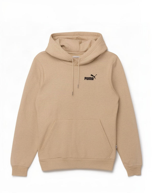 Женский джемпер с капюшоном Puma UK 10, маленький, бежевый, в крапинку, хлопок