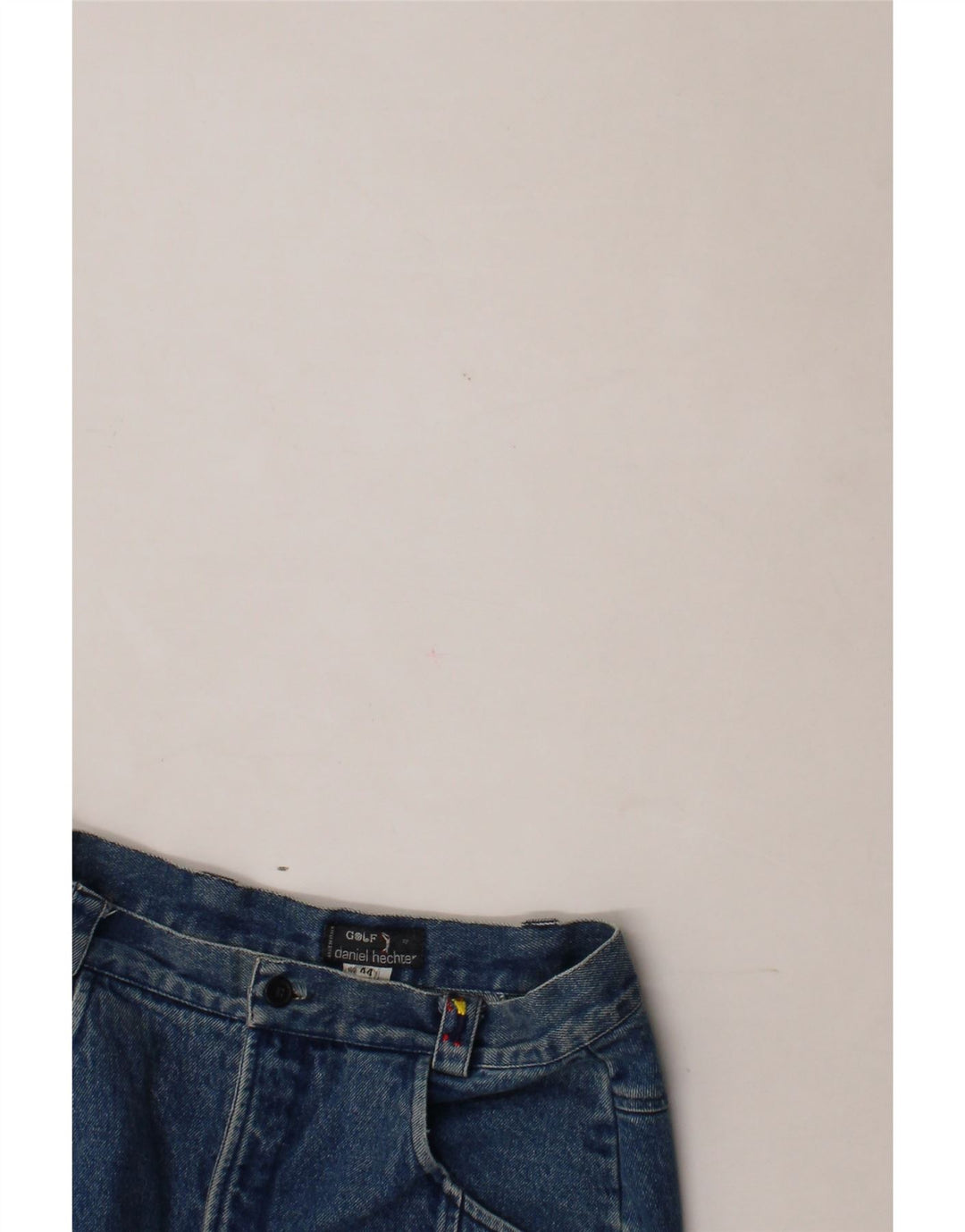 DANIEL HECHTER Womens Denim Skirt IT 44 Medium W28 Blue Cotton Vintage Daniel Hechter and Second-Hand Daniel Hechter from Messina Hembry 