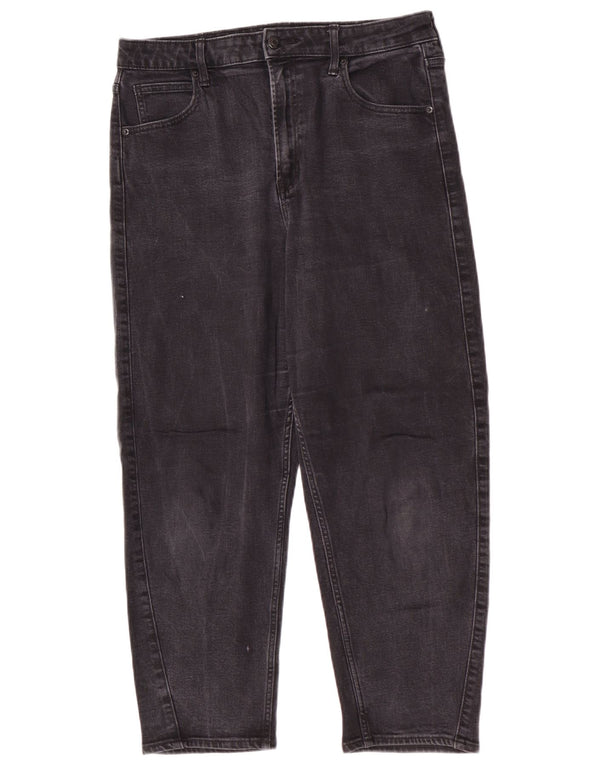 Женские зауженные джинсы Gap с высокой талией США 14 XL W32 L26 Серый хлопок