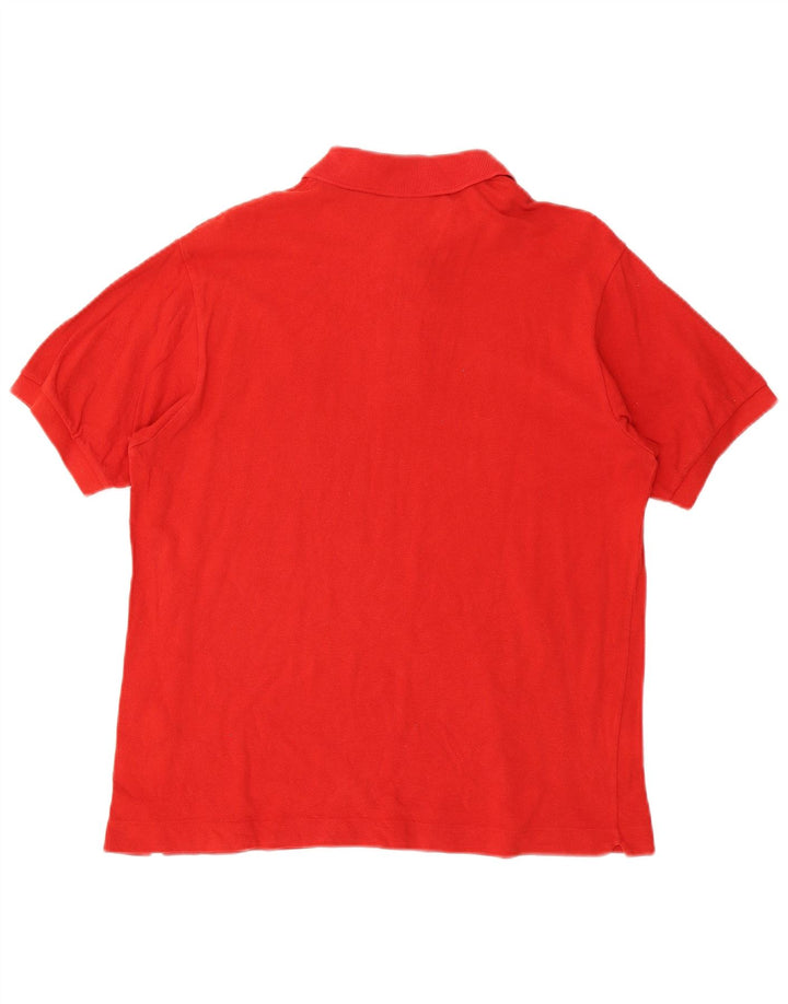 Мужская рубашка-поло Lacoste, размер 5, большая красная