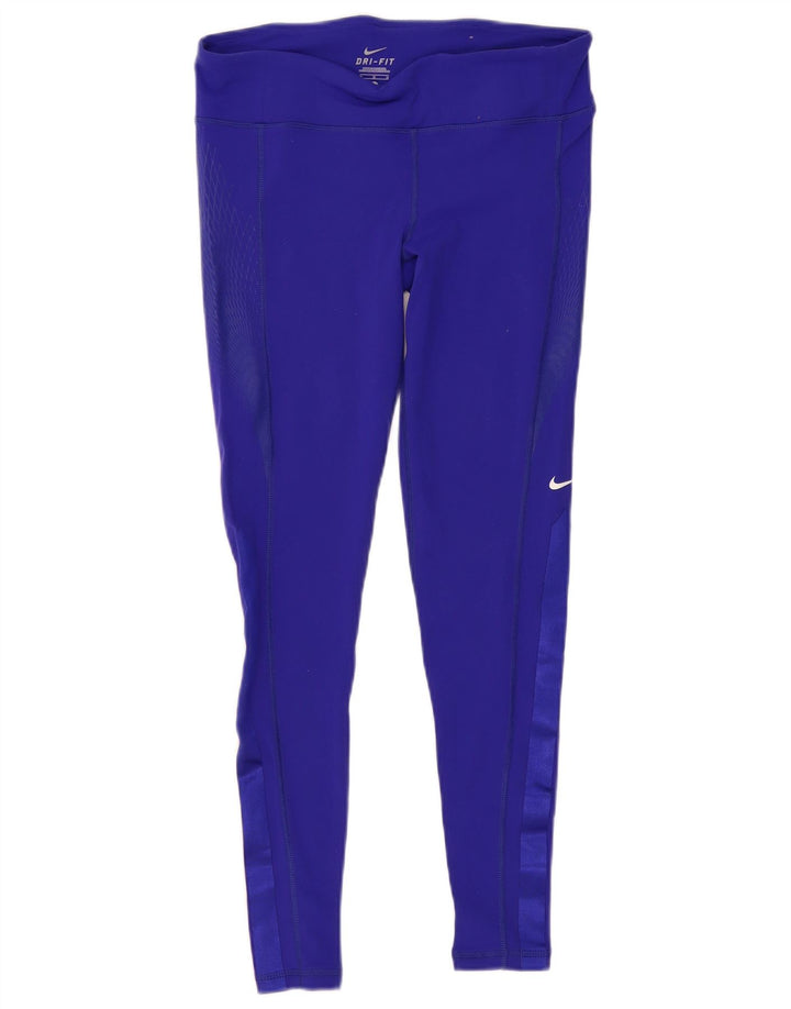 Женские леггинсы NIKE Dri Fit UK 14, средний фиолетовый, нейлон